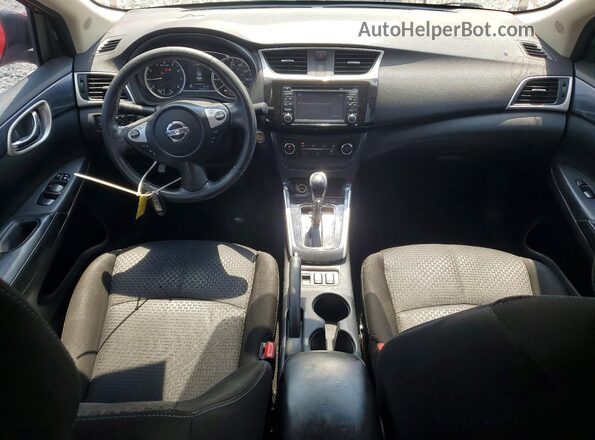 3N1AB7AP2GY217524 2016 NISSAN SENTRA Red Вид панелі приладів