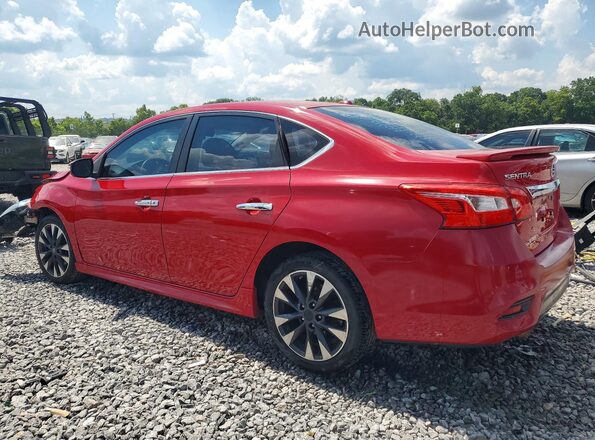 3N1AB7AP2GY217524 2016 NISSAN SENTRA Red Задня ліва чверть