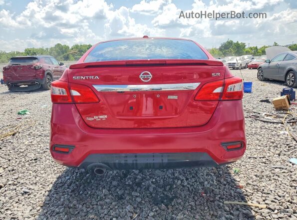 3N1AB7AP2GY217524 2016 NISSAN SENTRA Red Вид ззаду