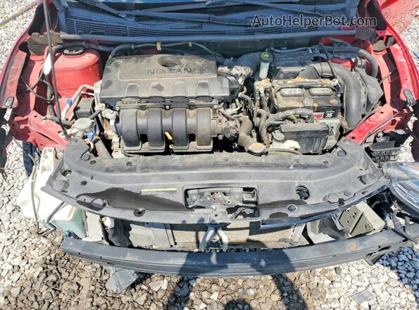 3N1AB7AP2GY217524 2016 NISSAN SENTRA Red Вид задньої частини салону