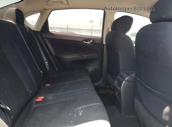 3N1AB7AP2GY236090 2016 NISSAN SENTRA Black უკანა სავარძლების ხედი