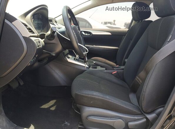 3N1AB7AP2GY236090 2016 NISSAN SENTRA Black წინა სალონის ხედი
