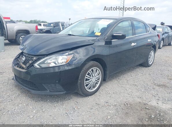 3N1AB7AP2GY238826 2016 NISSAN SENTRA Black Передня ліва чверть