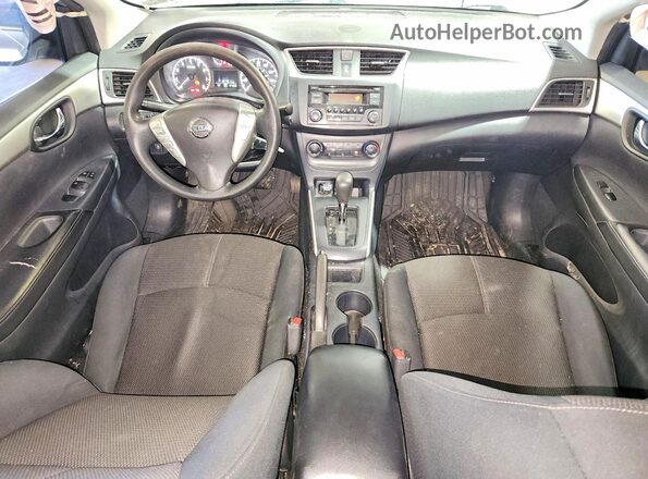 3N1AB7AP2GY257764 2016 NISSAN SENTRA Серебряный Вид панели приборов