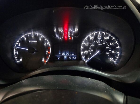 3N1AB7AP2GY257764 2016 NISSAN SENTRA Серебряный Вид щитка приборов