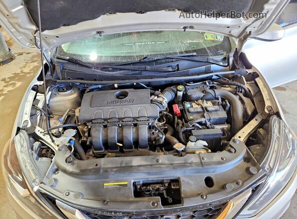 3N1AB7AP2GY257764 2016 NISSAN SENTRA Серебряный Вид задней части салона