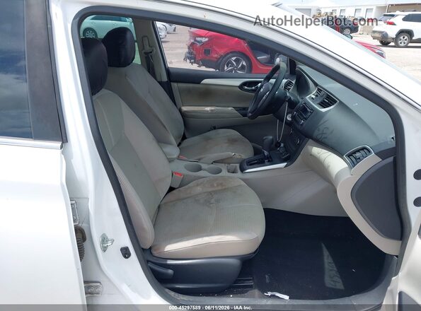 3N1AB7AP2GY336836 2016 NISSAN SENTRA White Вид салону спереду