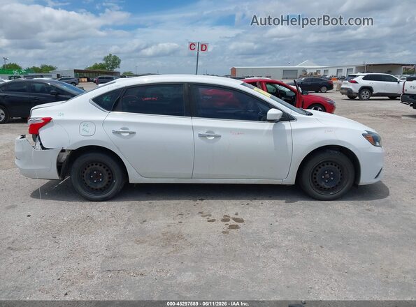 3N1AB7AP2GY336836 2016 NISSAN SENTRA White Вид задньої частини салону