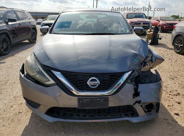 3N1AB7AP2HL647553 2017 NISSAN SENTRA Gray წინა ხედი