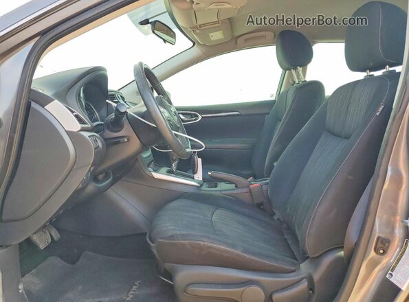 3N1AB7AP2HL647553 2017 NISSAN SENTRA Gray წინა სალონის ხედი