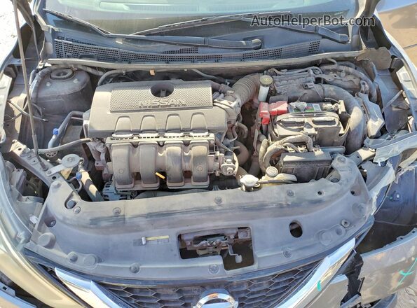 3N1AB7AP2HL647553 2017 NISSAN SENTRA Gray უკანა სალონის ხედი