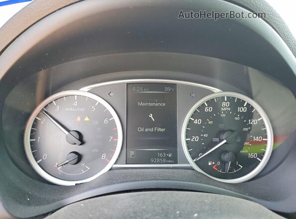 3N1AB7AP2HL647553 2017 NISSAN SENTRA Gray ხელსაწყოთა პანელის ხედი