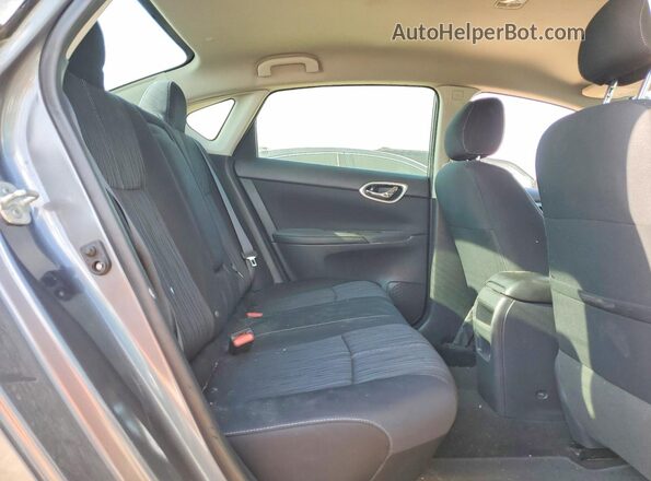 3N1AB7AP2HL647553 2017 NISSAN SENTRA Gray უკანა სავარძლების ხედი