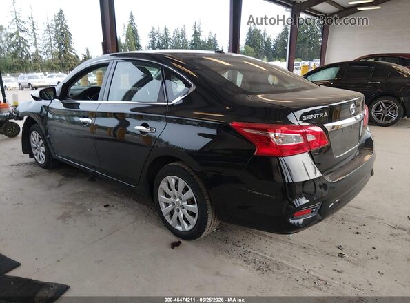 3N1AB7AP2HL648105 2017 NISSAN SENTRA Black Trasero izquierdo