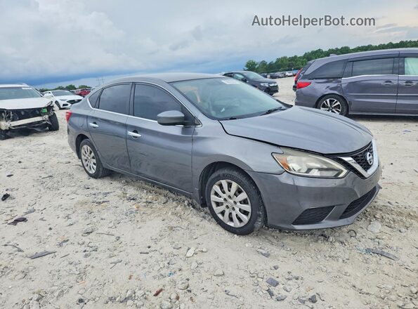 3N1AB7AP2HL658441 2017 NISSAN SENTRA Gray Delantero derecho
