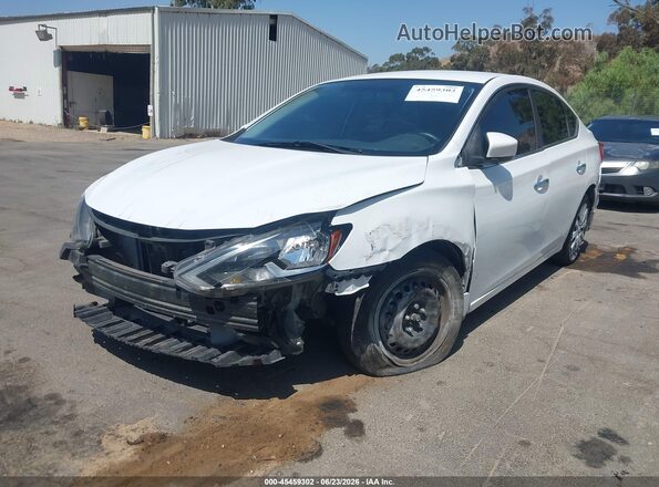 3N1AB7AP2HY213460 2017 NISSAN SENTRA White Առջևի ձախ երեք քառորդ տեսարան