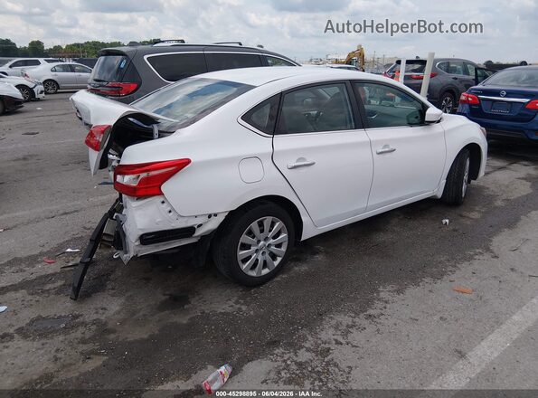 3N1AB7AP2HY252324 2017 NISSAN SENTRA White Задня права чверть