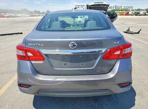 3N1AB7AP2HY264196 2017 NISSAN SENTRA Charcoal Vista trasera