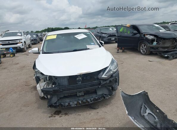 3N1AB7AP2HY279880 2017 NISSAN SENTRA White Widok zestawu wskaźników