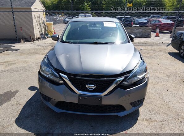 3N1AB7AP2HY282035 2017 NISSAN SENTRA Gray Սարքավորումների վահանակի տեսք