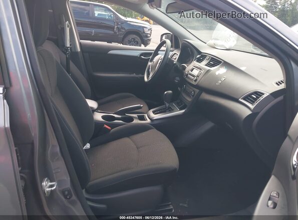 3N1AB7AP2HY306429 2017 NISSAN SENTRA Gray Widok wnętrza z przodu