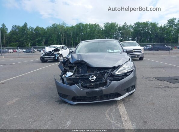 3N1AB7AP2HY306429 2017 NISSAN SENTRA Gray Widok zestawu wskaźników