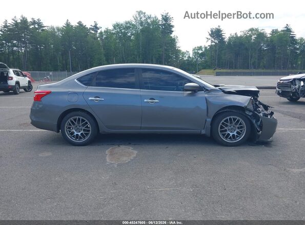 3N1AB7AP2HY306429 2017 NISSAN SENTRA Gray Widok wnętrza z tyłu