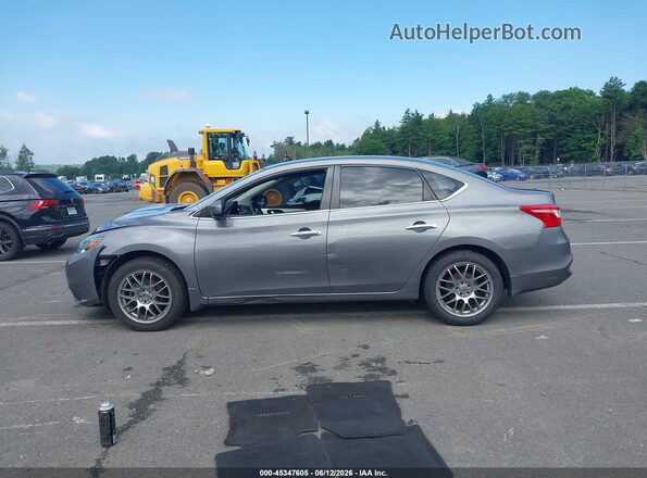 3N1AB7AP2HY306429 2017 NISSAN SENTRA Gray Widok wnętrza 360 stopni