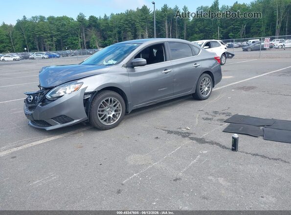 3N1AB7AP2HY306429 2017 NISSAN SENTRA Gray Przód lewy