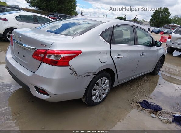 3N1AB7AP2HY353380 2017 NISSAN SENTRA Silver Задня права чверть
