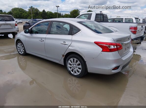 3N1AB7AP2HY353380 2017 NISSAN SENTRA Silver Задня ліва чверть
