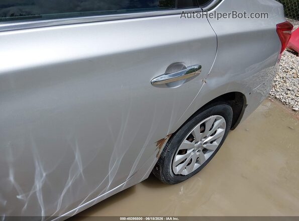 3N1AB7AP2HY353380 2017 NISSAN SENTRA Silver Вид спереду
