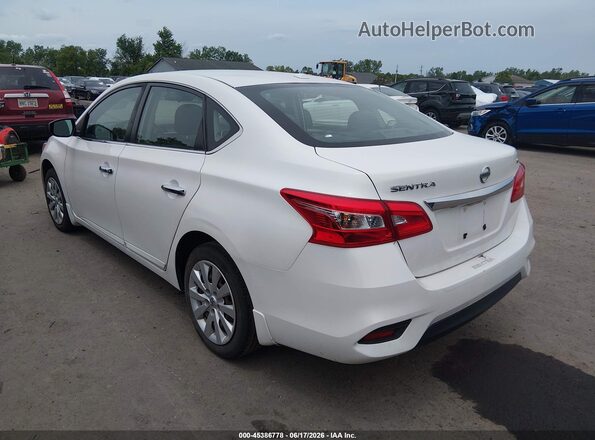 3N1AB7AP2HY361236 2017 NISSAN SENTRA Белый Задняя левая четверть