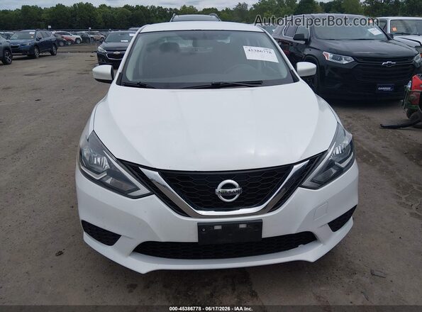 3N1AB7AP2HY361236 2017 NISSAN SENTRA Белый Вид щитка приборов