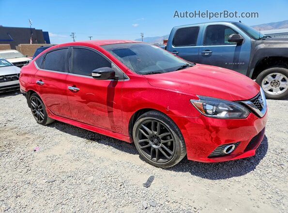 3N1AB7AP2HY368378 2017 NISSAN SENTRA Red Delantero derecho