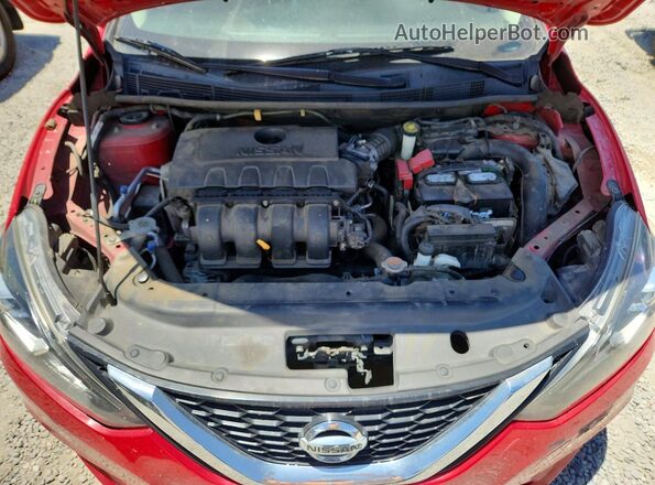 3N1AB7AP2HY368378 2017 NISSAN SENTRA Red Vista interior trasera