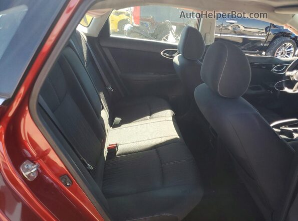 3N1AB7AP2HY369689 2017 NISSAN SENTRA Burgundy Widok tylnych siedzeń
