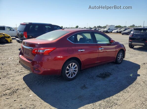 3N1AB7AP2HY369689 2017 NISSAN SENTRA Burgundy Tył prawy