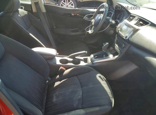 3N1AB7AP2HY369689 2017 NISSAN SENTRA Burgundy Widok wnętrza z przodu