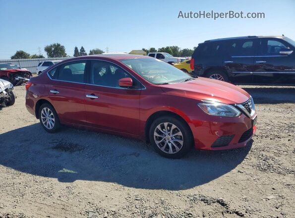 3N1AB7AP2HY369689 2017 NISSAN SENTRA Burgundy Przód prawy