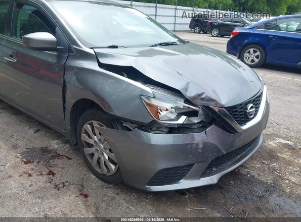 3N1AB7AP2HY372754 2017 NISSAN SENTRA Gray Widok z przodu