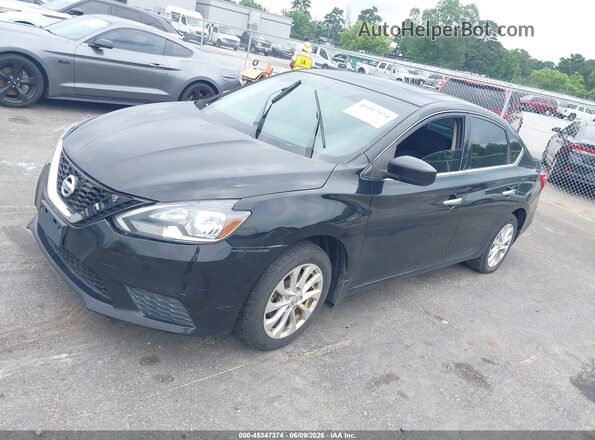 3N1AB7AP2HY397282 2017 NISSAN SENTRA Black Przód lewy