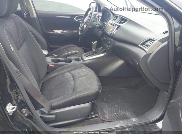 3N1AB7AP2HY397282 2017 NISSAN SENTRA Black Widok wnętrza z przodu