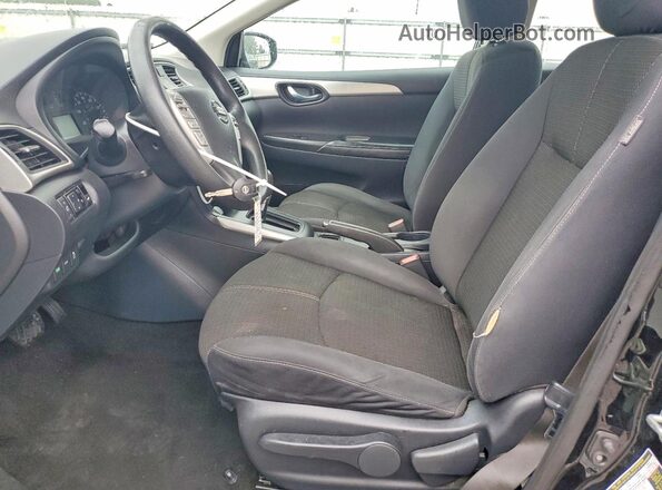 3N1AB7AP2HY400519 2017 NISSAN SENTRA Black Front interior view