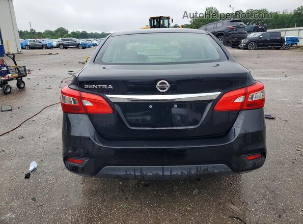 3N1AB7AP2HY400519 2017 NISSAN SENTRA Black Rear view