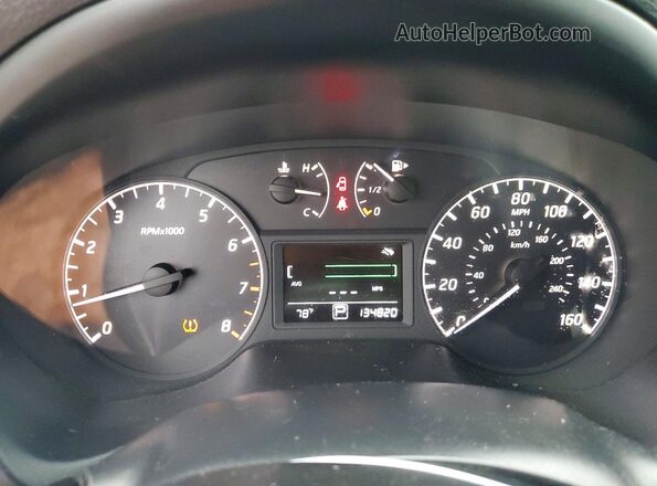 3N1AB7AP2HY400519 2017 NISSAN SENTRA Black Instrument cluster view