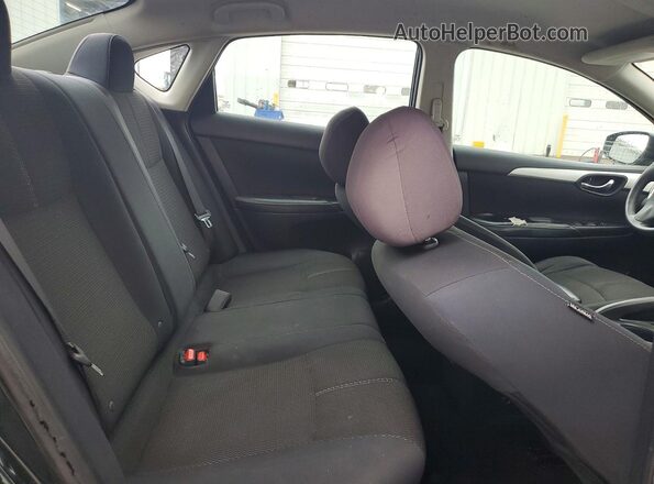 3N1AB7AP2HY400519 2017 NISSAN SENTRA Black Rear seats view