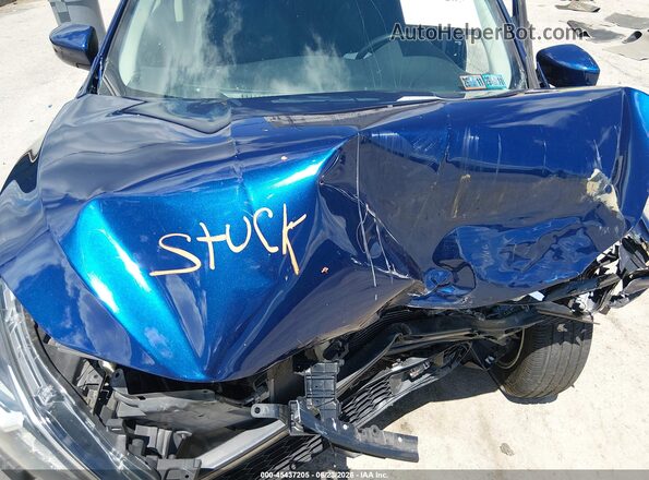 3N1AB7AP2JL626160 2018 NISSAN SENTRA Синий Вид сзади