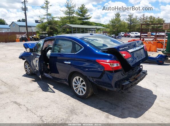 3N1AB7AP2JL626160 2018 NISSAN SENTRA Синий Задняя левая четверть