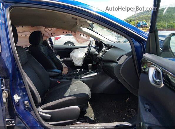 3N1AB7AP2JL626160 2018 NISSAN SENTRA Синий Вид салона спереди